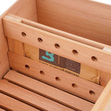 SPANISH CEDAR FERMENTATION CIGAR HUMIDOR BOX 75 COUNT