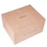 SPANISH CEDAR FERMENTATION CIGAR HUMIDOR BOX 75 COUNT