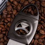 CIGARISM Large Ring Hollow-Out Blades X Straight-Cut Cigar Cutter