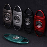 CIGARISM Large Ring Hollow-Out Blades X Straight-Cut Cigar Cutter