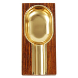CIGARISM High-end Merbau Golden Copper Lined Cigar Ashtray