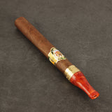 CIGARISM Pure Copper Resin Cigar Mouthpiece Case Nozzle Holder Pipe 4 Sizes (Red)