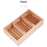 SPANISH CEDAR FERMENTATION CIGAR HUMIDOR BOX 120 COUNT
