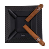 Tabletop Cigar Ashtray City Wall Style, Diamond-shaped Pattern, Large Size Fit 4 Cigars
