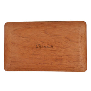 CIGARISM Spanish Cedar Travel Case Box Humidor 4 Count