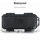 CIGARISM Portable Cigar Travel Case Humidor, Waterproof Airtight Outdoor Box