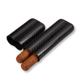 Genuine Carbon Fiber Cigar Case Cigar Tube Cigar Holder Ultralight Portable Travel Case