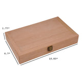 Spanish Cedar Fermentation Cigar Humidor Box, Fit Cigar Cabinet, Natural Solid Wood (10-Small)