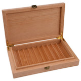 Spanish Cedar Fermentation Cigar Humidor Box, Fit Cigar Cabinet, Natural Solid Wood (10-Small)