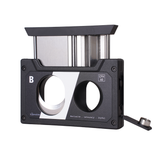 CIGARISM Cassette Style Cigar Cutter, Straight Cut V Cut Cigar Punch 3 in 1