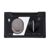 CIGARISM Cassette Style Cigar Cutter, Straight Cut V Cut Cigar Punch 3 in 1