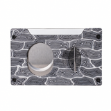 Limited Edition G-10 Fiberglass Cigar Cutter, Cassette Style Straight Cut V Cut 2 in 1