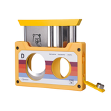 CIGARISM Cassette Style Cigar Cutter, Straight Cut V Cut Cigar Punch 3 in 1