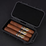 CIGARISM Portable Cigar Travel Case Humidor, Waterproof Airtight Outdoor Box