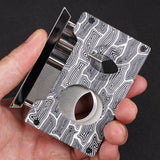 Limited Edition G-10 Fiberglass Cigar Cutter, Cassette Style Straight Cut V Cut 2 in 1
