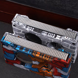 Limited Edition G-10 Fiberglass Cigar Cutter, Cassette Style Straight Cut V Cut 2 in 1