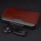 CIGARISM ALUMINIUM ALLOY CIGAR TRAVEL CASE HUMIDOR H404