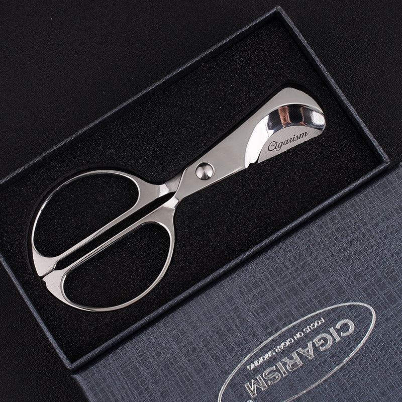 Davidoff Stainless Steel Pocket Scissor Cigar Cutter