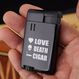 CIGARISM Single Torch Jet Flame Windproof Cigar Lighter