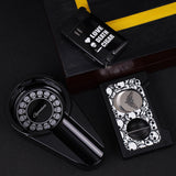 CIGARISM Luxury Cigar Lighter Cutter Ashtray Set, Smoking Accessory Kit Limited Collection