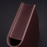 CIGARISM Genuine Leather Case For Aluminium Alloy Cigar Travel Case (Coffee)