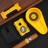 CIGARISM Luxury Cigar Lighter Cutter Ashtray Set Limited Collection