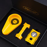 CIGARISM Luxury Cigar Lighter Cutter Ashtray Set Limited Collection