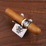 CIGARISM Pirate Pattern Stainless Steel Detachable Cigar Stand Rest
