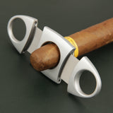 CIGARISM Round Handles Zinc Alloy Cigar Cutter