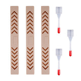 (Pack of 3) CIGARISM Plastics Crystal Beads Cigar Humidifier Bar Stick for Cigar Humidor W/Dropper