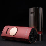 CIGARISM Desktop 4-Torch Flame Iron Man Cigar Lighter