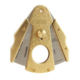 CIGARISM High-end Pure Copper Inox Stainless Steel Carving Sharp Cigar Cutter